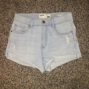Garage jean shorts